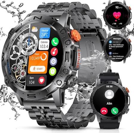 Reloj Inteligente Militar - Resistente al Agua y Golpes